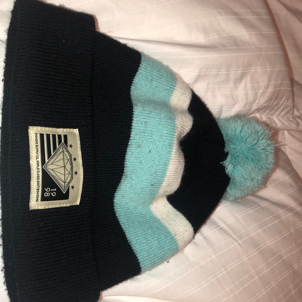 Vintage Black/Blue/White DSC Beanie